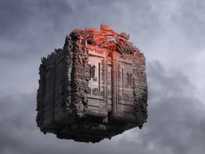 Dantes Inferno Hell Cube 10 3D model