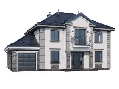 Modern house v70 3D model
