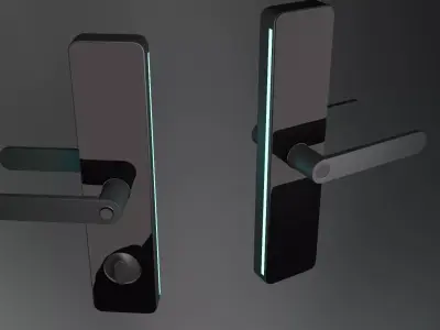 Smart Door Lock 3D model