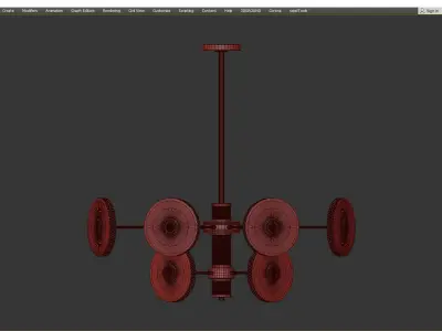 DAMIANA CH Low-poly 3D model