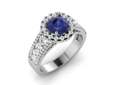 Engagement Wedding Ring 3dm Render Detail  3D print model get