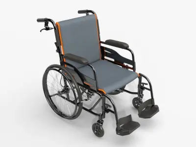 Light wheelchair manual 02 3D model