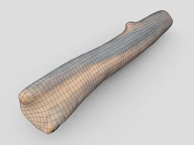 Dead Wood 6 Low-poly 3D model