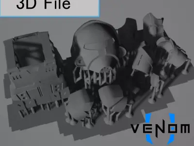 Old Republic Trooper Brick Armor 3D Print Model 3D print model