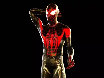 spider man miles morels 3D model