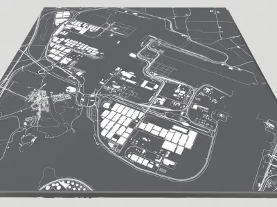 MSC PSA European Terminal  Sint Antoniusweg Beveren Belgium 3D model