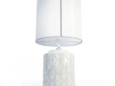 3 Graphic Table Lamps 3D model