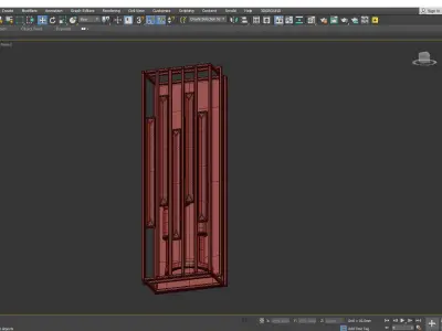Ruxton Hall Wall Sconce Low-poly 3D model
