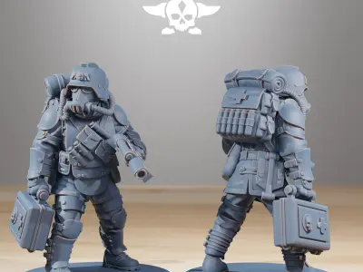 GrimGuard Ironclads 3D print model