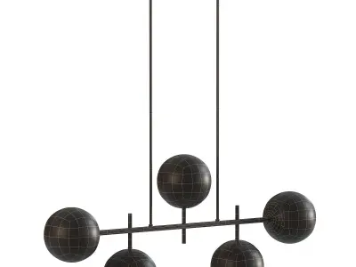 Alluria Linear Pendant 3D model