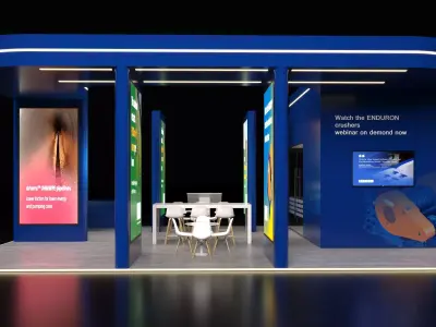 BOOTH DESIGN 3D model shop