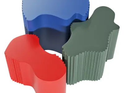 roche bobois deforma cocktail table 3D model