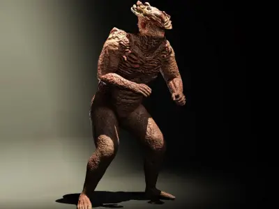 Fat Clicker The Last Of Us Low-poly 3D model