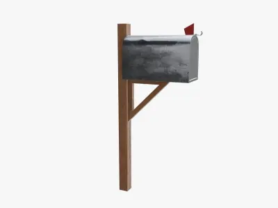Mailbox classic 02 3D model