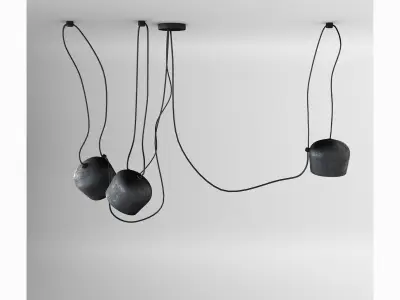 Ceiling industrial light 3D model