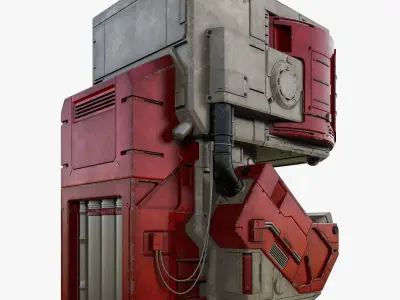 Sci-Fi Element 8 3D model