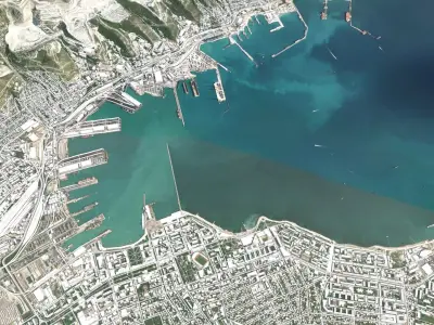 Cityscape Novorossiysk Russia 3D model