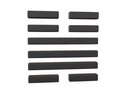 I Ching Hexagrams 32 heng v1 001 Low-poly 3D model