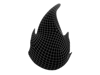 Fire v1 005 Low-poly 3D model
