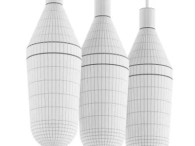 Niwa Outdoor Suspension Lamp 3D model