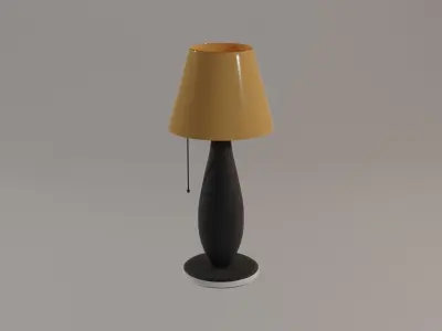 Bed Lamp Free 3D model