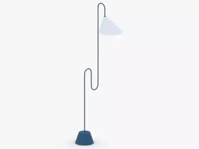 1419 - Floor Lamp Low-poly 3D model