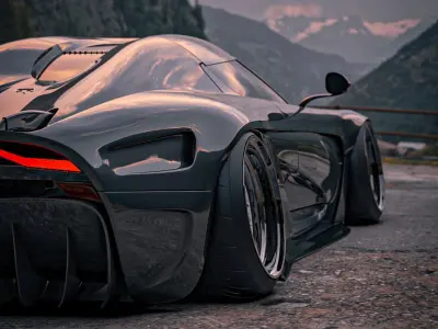 Swiss Abandoned House HDRI hdr environment 3D model