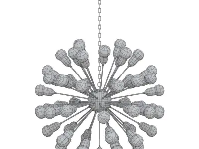 CHANDELIER ANTARES L 3d model Low-poly 3D model