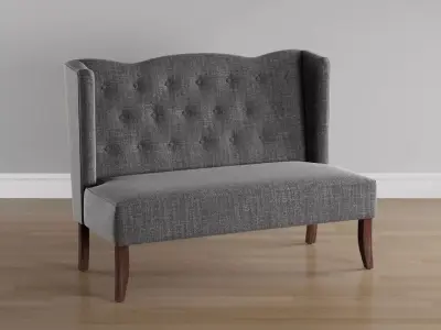 classic confort chair Low-poly 3D model