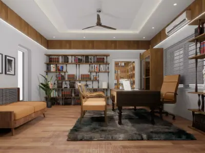 Advocate office - interior - office space  3D model