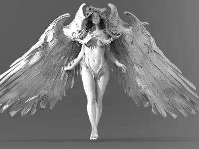Jophiel Angel 1 3D model