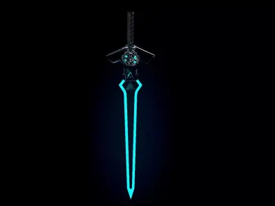 Frozen Arc Low-poly 3D model