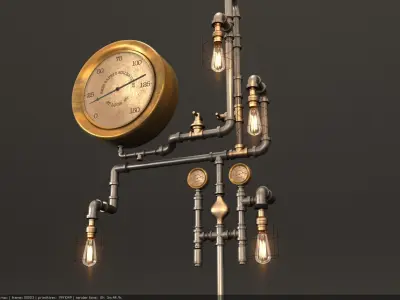 Steampunk 3D model