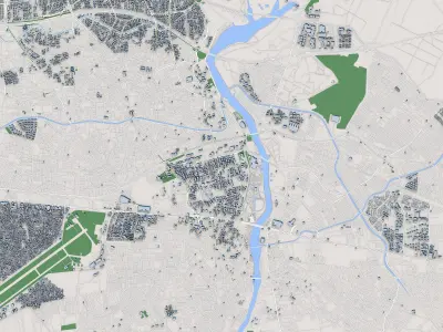 Adana City Turkey 3D model