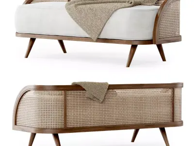 Garden ottoman LV  3D model