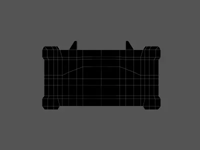 UHD High tech Graphical Interface v6 004 Low-poly 3D model