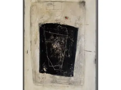 Abstract Painting Frame set 3D model 735