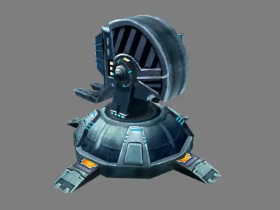 Robot-operating platform 01 3D model