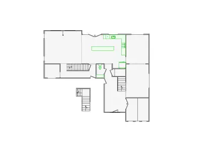  Detailed Interior Sketch - 4001-4500 SF - Xactimate 3D model