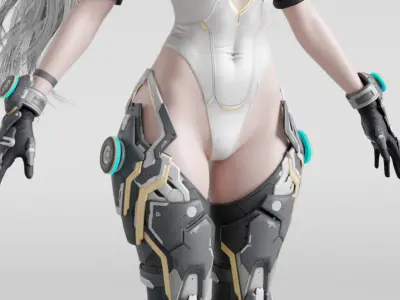 BUNNY RIGGED from The First Descendant on DISCOUNT 3D model