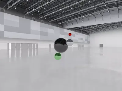HDRI - Exhibition Hall Interior 6 Texture