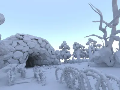 environment props 3D model