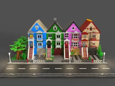 Lego fantasy 3D model