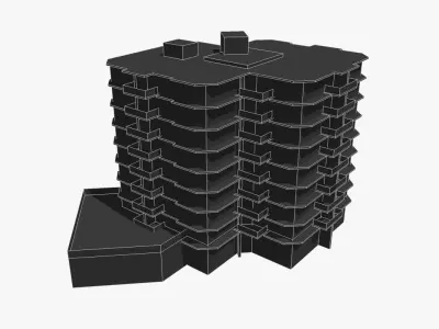 29 George Street Low-poly 3D model