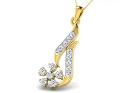 diamonds pendant 3D print model