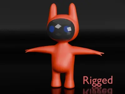 Robo Boy Low-poly 3D model