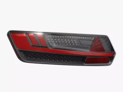LED Taillight  S96 Sinal Sul Low-poly 3D model