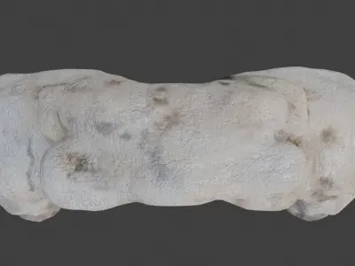 Stone arches   archway    crosscut 3D model