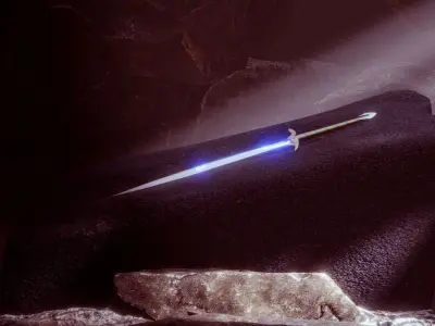 The Hobbit sword 3D model