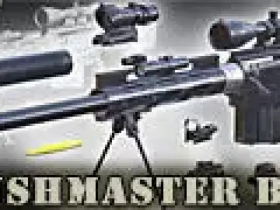 3DRT - Bushmaster BA-50 rifle Low-poly 3D model